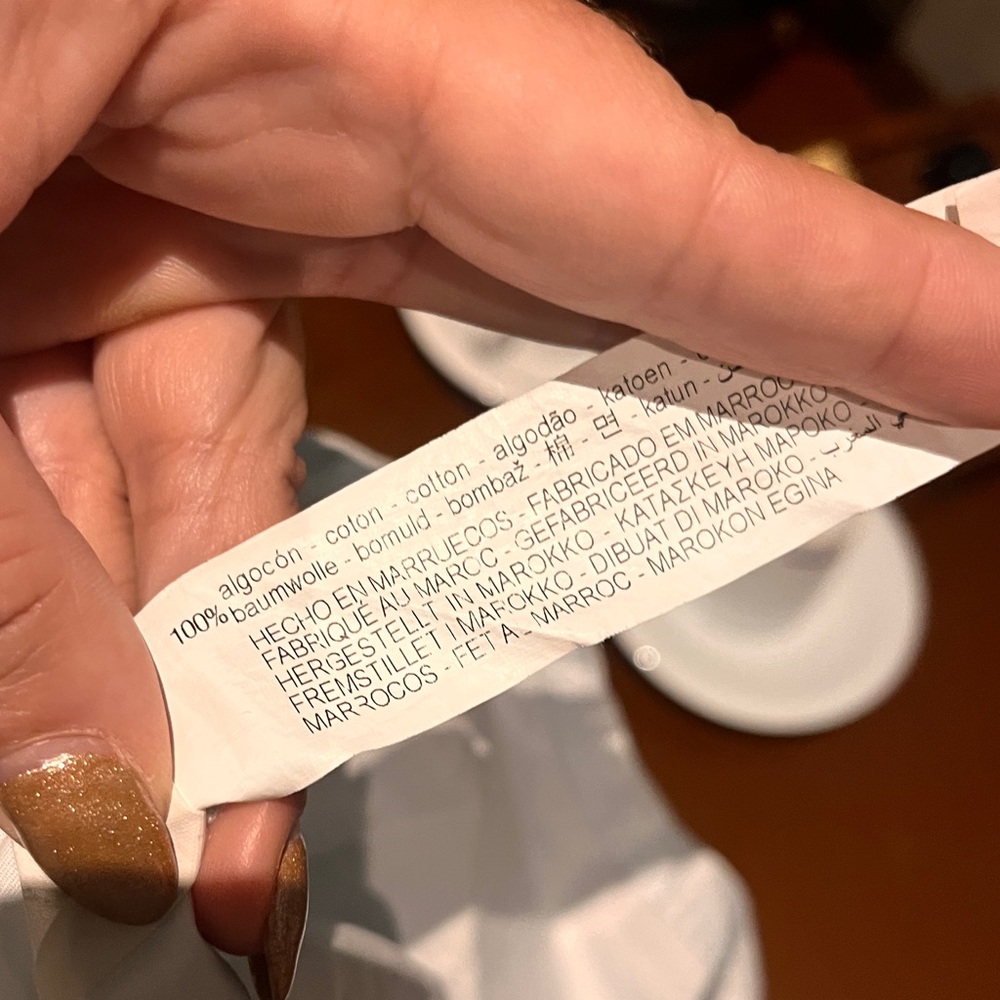 Zara Baby Blue Smocked Tiered Maxi Dress Size medium - Picture 6 of 6